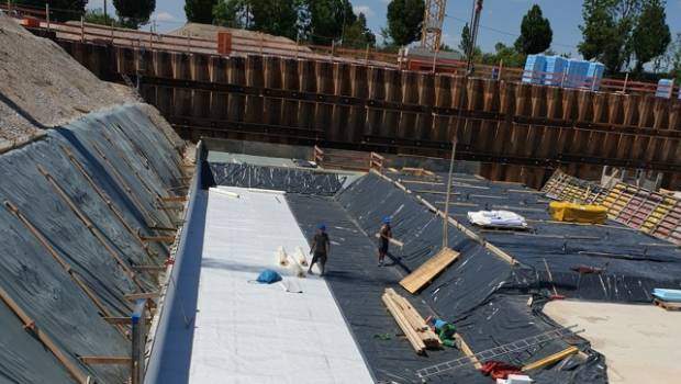 étanchéité des structures d'un gros chantier